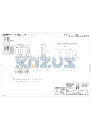 1241050-7 datasheet - AMPMODU II PIN HEADER PACKED IN BLISTER AMPMODU II STIFTLEISTE VERPACKT IN BLISTER