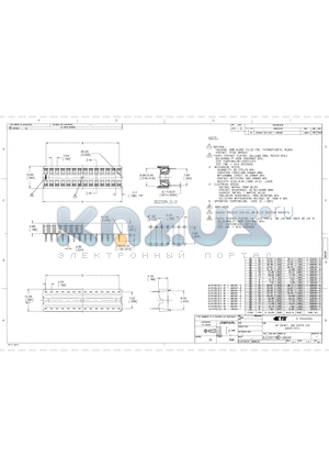 2-390261-0 datasheet - DIP SOCKET, 300 CENTER LINE LADDER STYLE