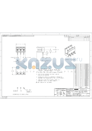 2-796698-0 datasheet - TERMINAL BLOK HEADER ASSEMBLY, 90 DEGREE, OPEN ENDS, STACKING 5.00mm PITCH