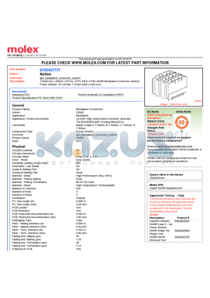 0753437777 datasheet - 1.85mm by 1.85mm (.073 by .073