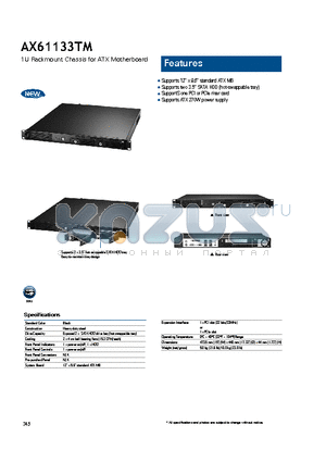 AX61133TM datasheet - SupportS one PCI or PCIe riser card