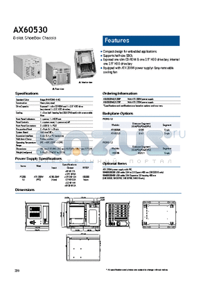 AX60530 datasheet - Supports half-size SBCs