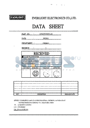 1254UYT-S530-A3 datasheet - 3.0mm Round Type LED Lamps