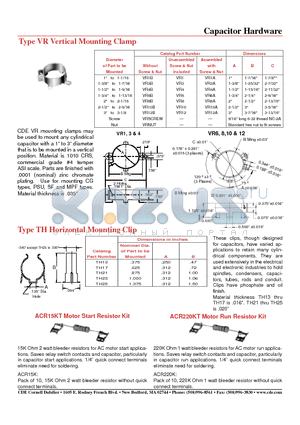 125565-15 datasheet - Screw-Terminal, Computer-Grade Capacitor, Mounting Hardware