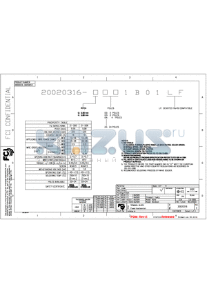 20020316-G041B01LF datasheet - TERMINAL BLOCK FIXED HORIZONTAL