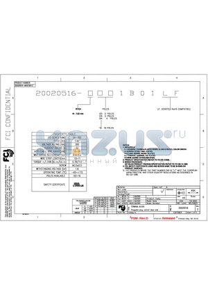 20020516-H021B01LF datasheet - TERMINAL BLOCK PLUGGABLE PLUG, CONTACT DOWN SIDE