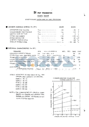 2SA573 datasheet - SI PNP TRANSISTOR