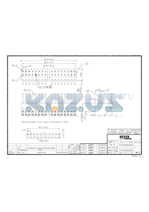127012MR048G200ZU datasheet - 1.27mm Pin Header R/A Type