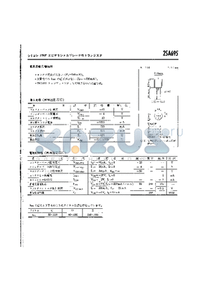 2SA695C datasheet - 2SA695