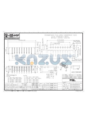 200275MR009G50PZR datasheet - 2.00mm PITCH BATTERY CONN