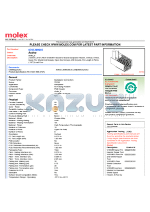 0761369001 datasheet - 2.00mm (.079