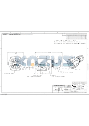 2008614-1 datasheet - PLUG KIT, SHIELDED, INDUSTRIAL CIRCULAR ETHERNET CONNECTOR