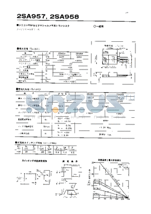 2SA957 datasheet - SILICON PNP EPITAXIAL TRANSISTOR