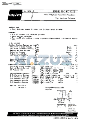 2SB1126 datasheet - For Various Drivers