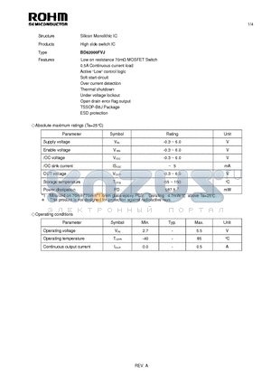 BD82000FVJ datasheet - Silicon Monolithic IC