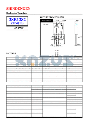 2SB1282 datasheet - Darlington Transistor(a 4A PNP)