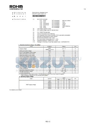 BD9639MWV_11 datasheet - Semiconductor integrated circuit