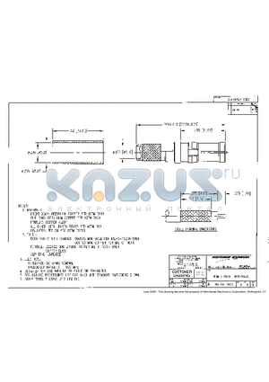 201-910-1160J datasheet - RDM STRAIGHT RECEPTACLE