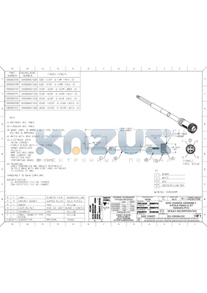 1300060725 datasheet - MINI CHANGE ASSEMBLY 4-POLE FEMALE ST