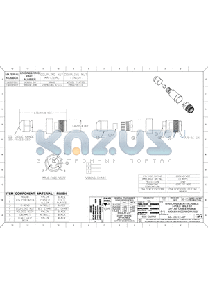 1300170012 datasheet - MINI CHANGE ATTACHABLE 3-POLE MALE ST