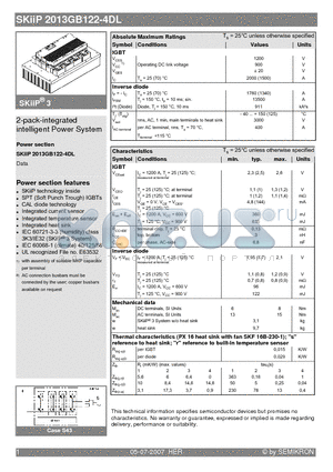 2013GB122-4DL datasheet - 2-pack-integrated intelligent Power System