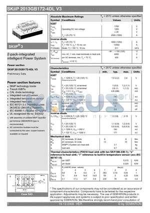 2013GB172-4DLV3 datasheet - 2-pack-integrated