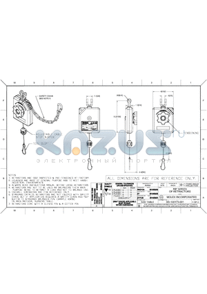 1301730037 datasheet - RB SERIES OF RETRACTORS