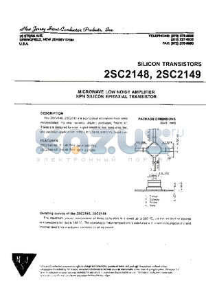 2SC2148 datasheet - SILICON TRANSISTR