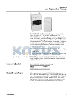 1336R-VB048-AA-HAB datasheet - Line Regeneration Package