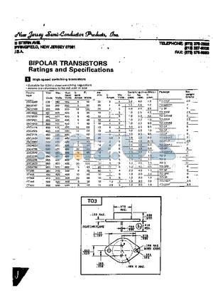 2SC2245 datasheet - SIII NPN POWER TRANSISTORS