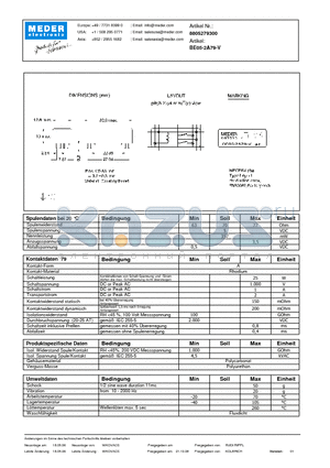 BE05-2A79-V_DE datasheet - (deutsch) BE Reed Relay