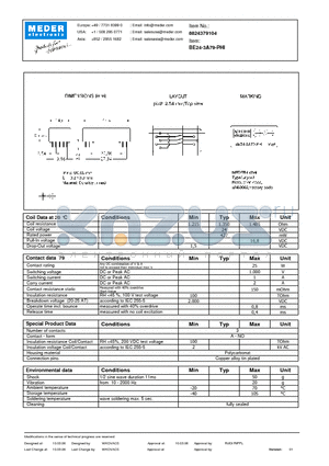 BE24-3A79-PHI datasheet - BE Reed Relay