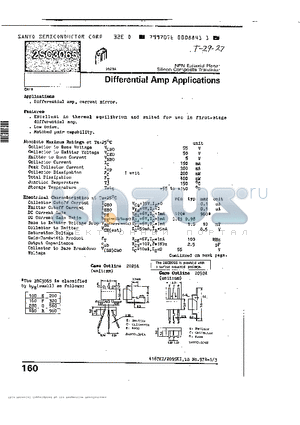 2SC3065 datasheet - NPN Epitaxial Planar Silicon CompositeTransistor