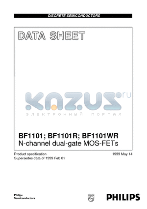 BF1101WR datasheet - N-channel dual-gate MOS-FETs