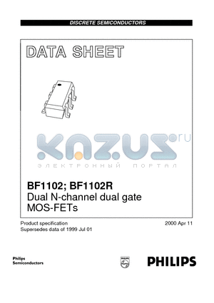 BF1102R datasheet - Dual N-channel dual gate MOS-FETs