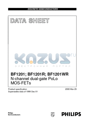 BF1201R datasheet - N-channel dual-gate PoLo MOS-FETs
