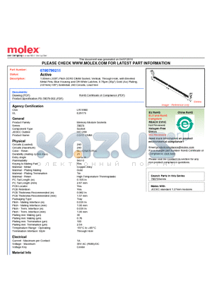 0780790211 datasheet - 1.00mm (.039