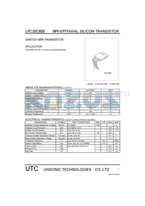 2SC3835 datasheet - SWITCH NPN TRANSISTOR