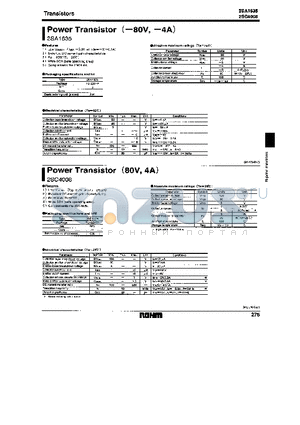 2SC4008 datasheet - Power Transistor (-80V, -4A)