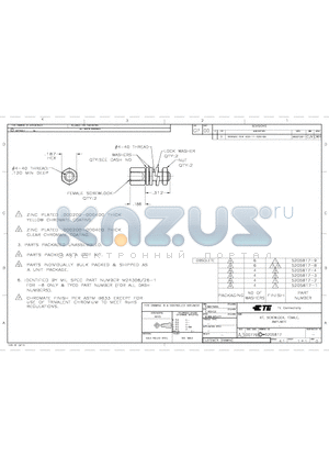 205817-1 datasheet - KIT, SCREWLOCK, FEMALE, AMPLIMITE