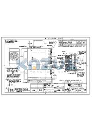 08-130080-C datasheet - OUTLINE MEGAPAC 4kW STANDARD LENGTH