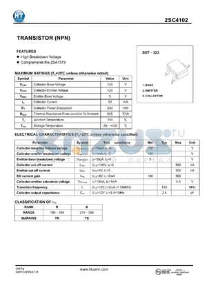 2SC4102 datasheet - TRANSISTOR (NPN)