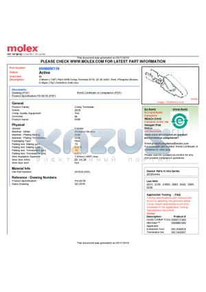 08-65-0116 datasheet - 3.96mm (.156