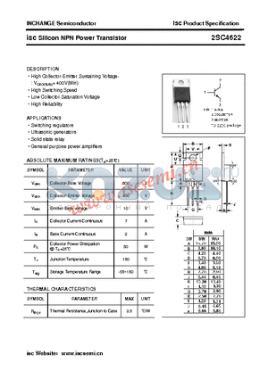 2SC4622 datasheet - isc Silicon NPN Power Transistor