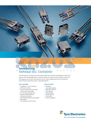 2063956-1 datasheet - SlimSeal SSL Connector