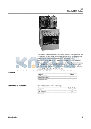 1397-A007N-HA2-DS050-PE datasheet - Digital DC Drive