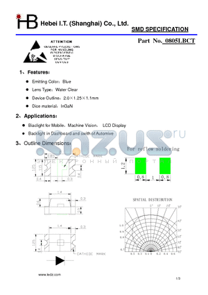 0805LBCT datasheet - SMD