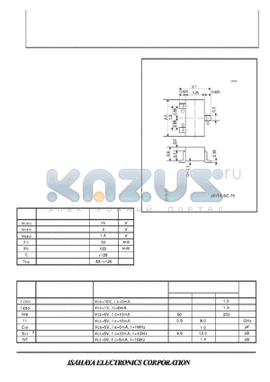 2SC5635 datasheet - FOR HIGH FREQUENCY AMPLIFY APPLICATION SILICON NPN EPITAXIAL TYPE