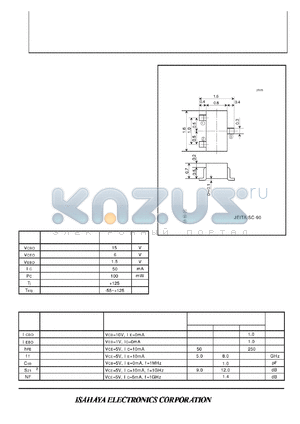 2SC5636 datasheet - FOR HIGH FREQUENCY AMPLIFY APPLICATION SILICON NPN EPITAXIAL TYPE