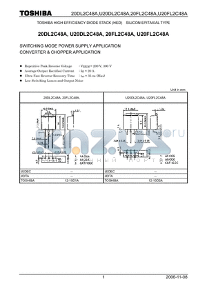 20DL2C48A_06 datasheet - SWITCHING MODE POWER SUPPLY APPLICATION